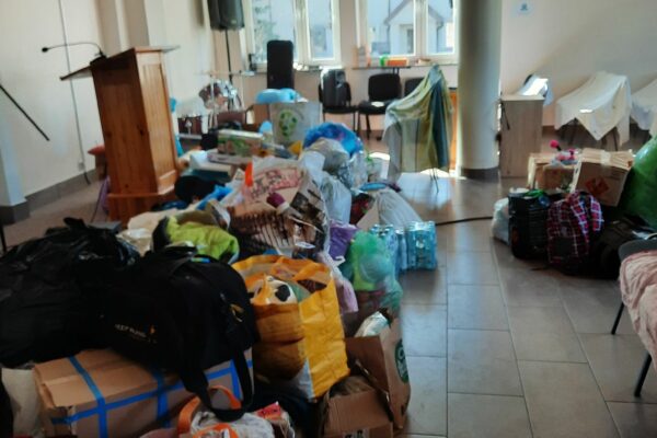 Randy Hacker - Lublin Baptist Church with donations