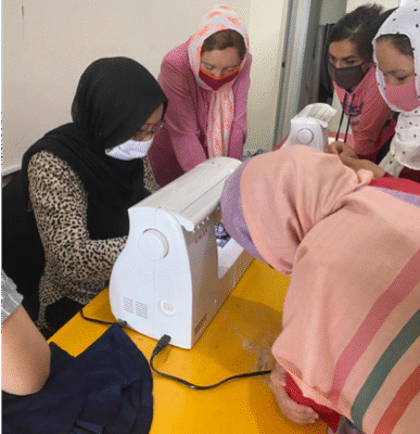 AfghanWomenSewingClass1